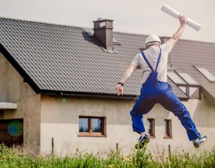 builder jumping
