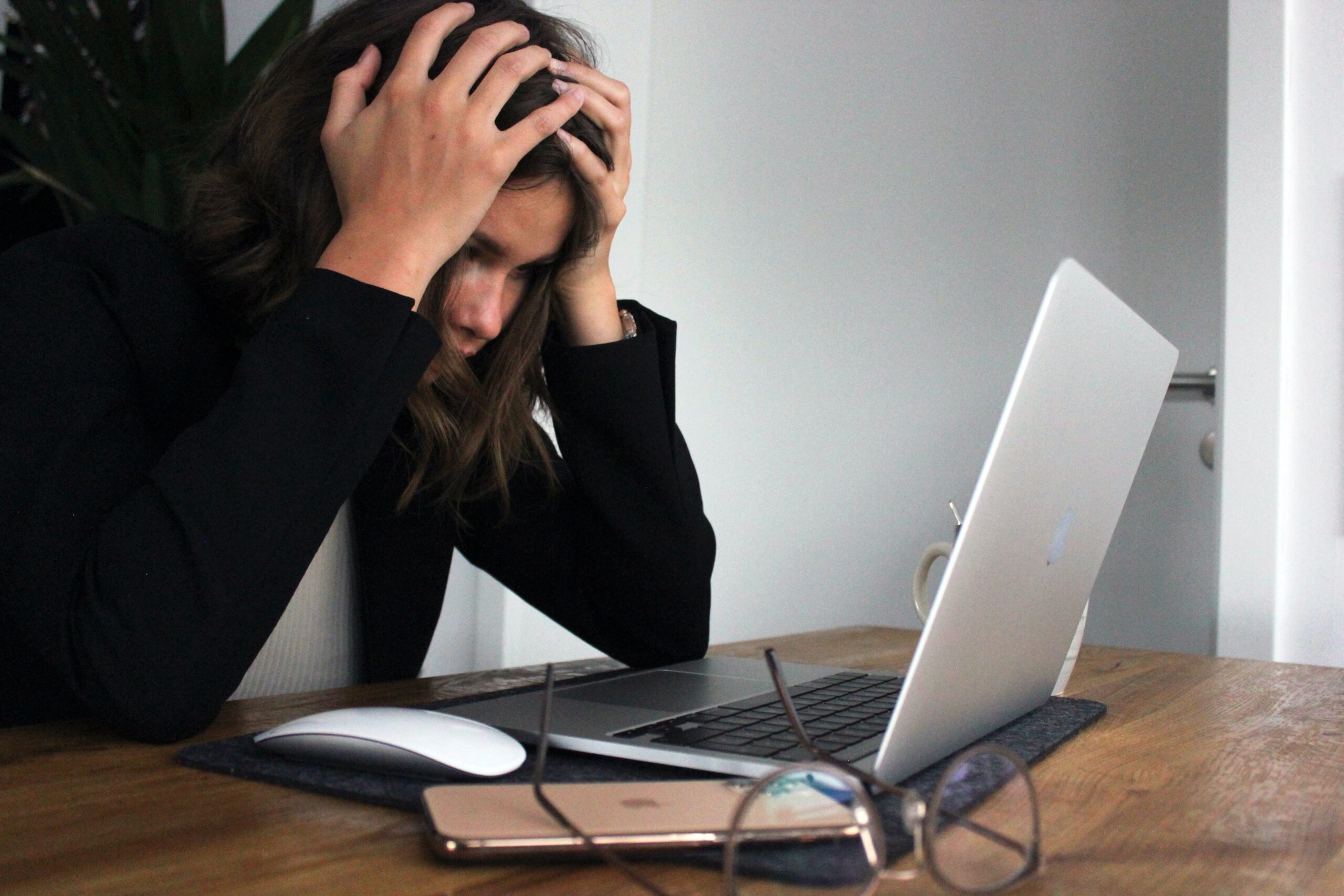 woman worried about employers liability insurance